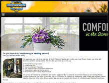 Tablet Screenshot of northpittsburghheating.com